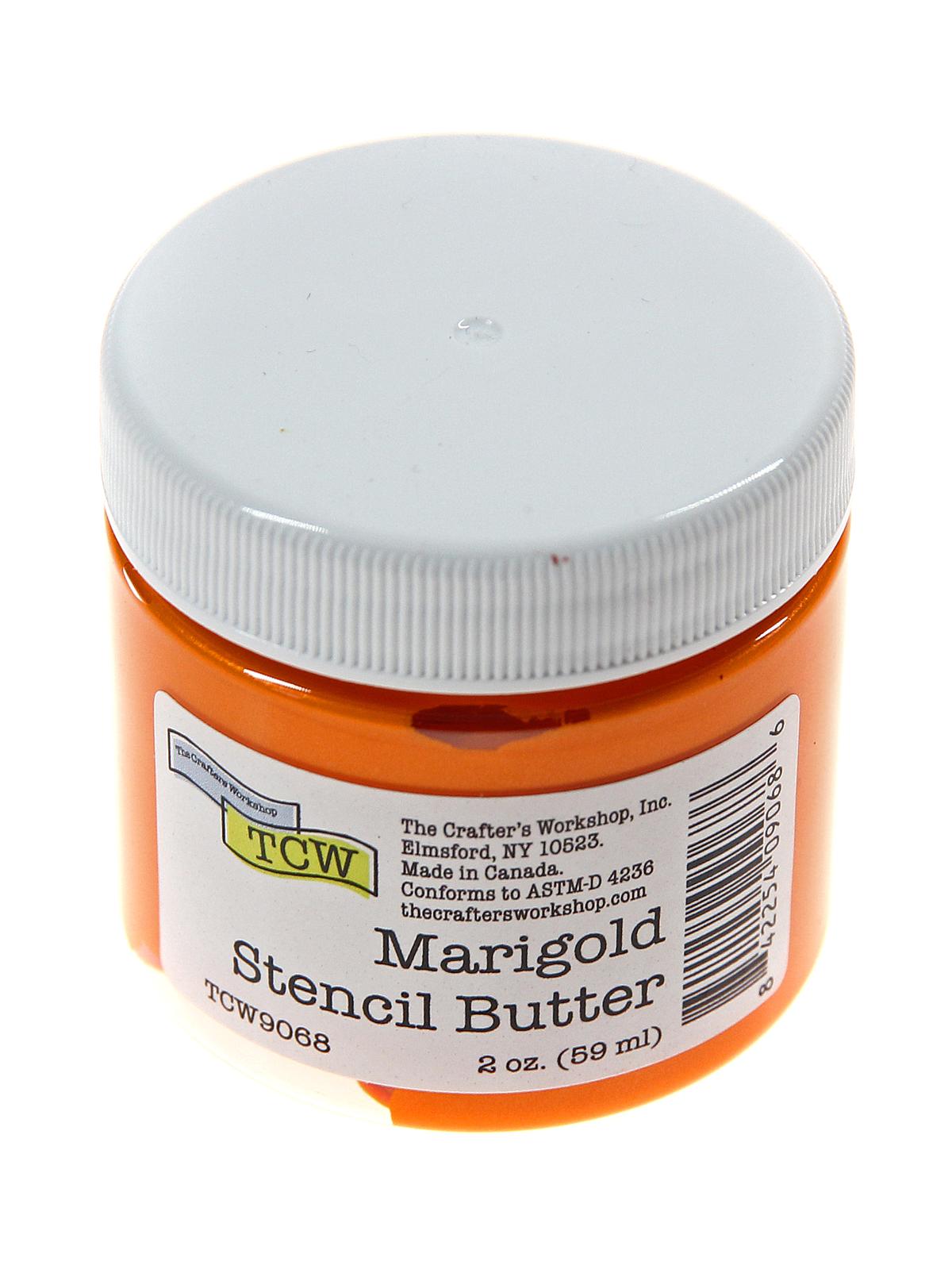 Stencil Butter marigold 2 oz. jar