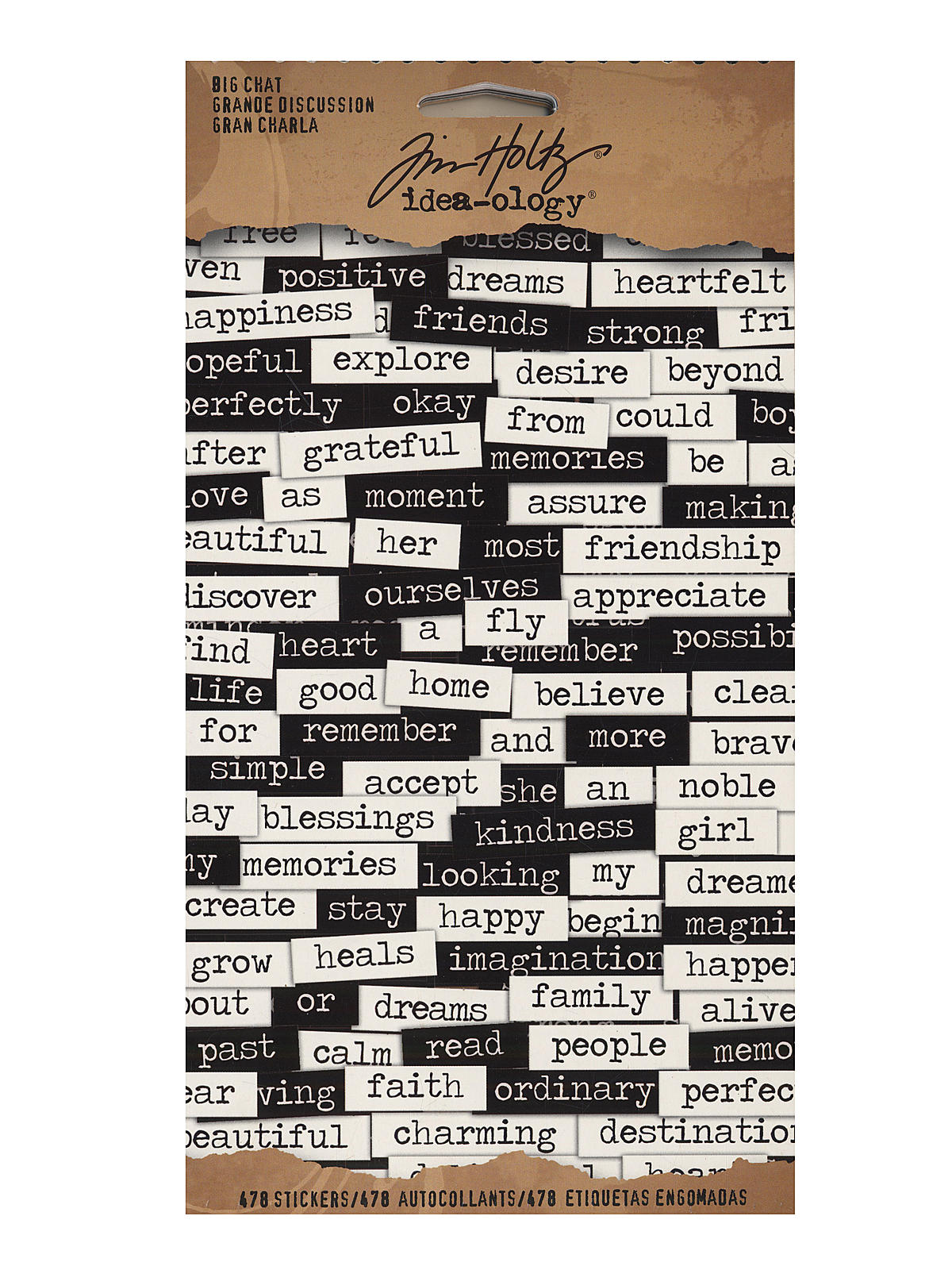 Idea-ology Paperie Big Chat Stickers 478 Words