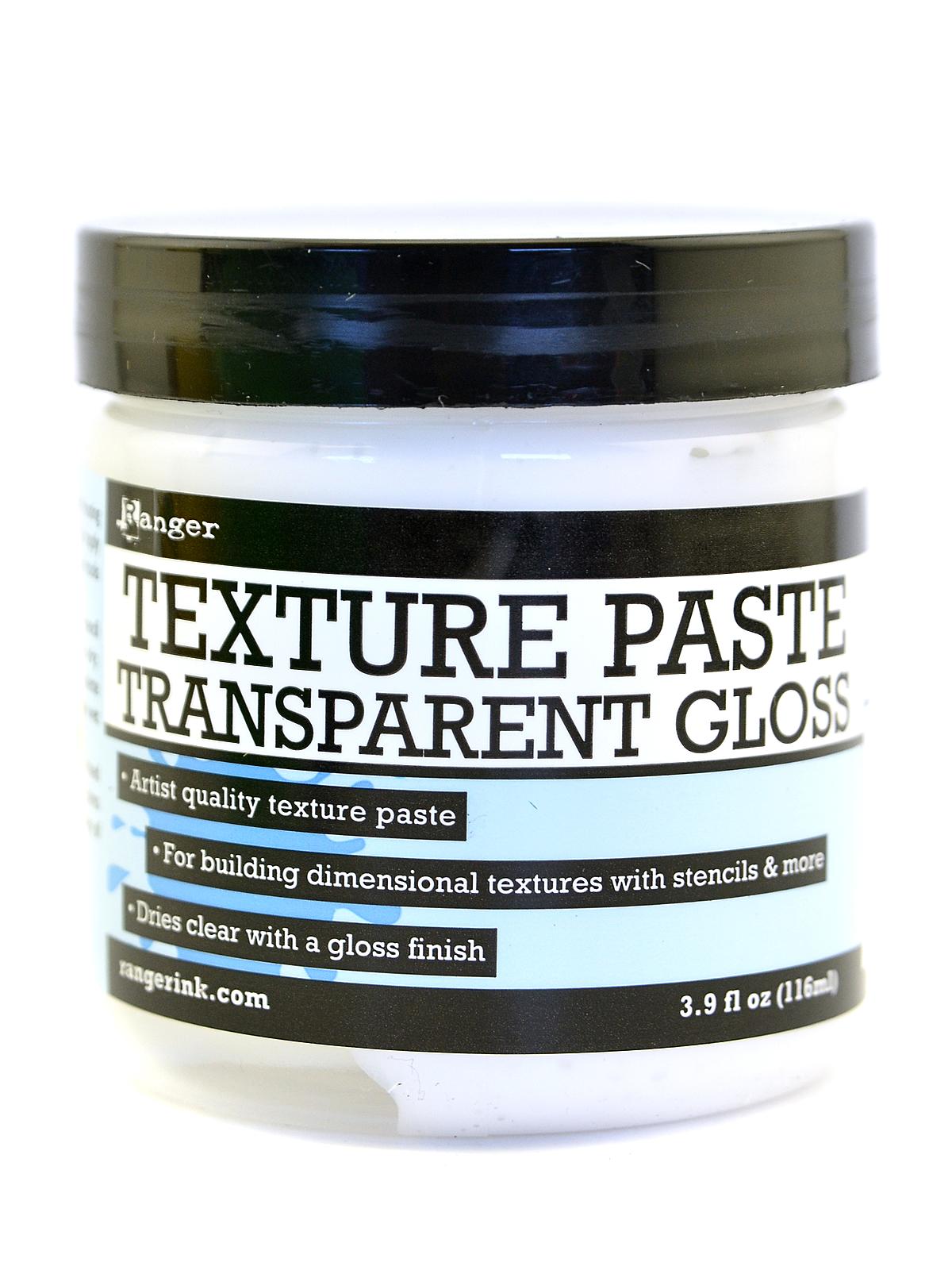 Texture Paste transparent gloss 4 oz. jar