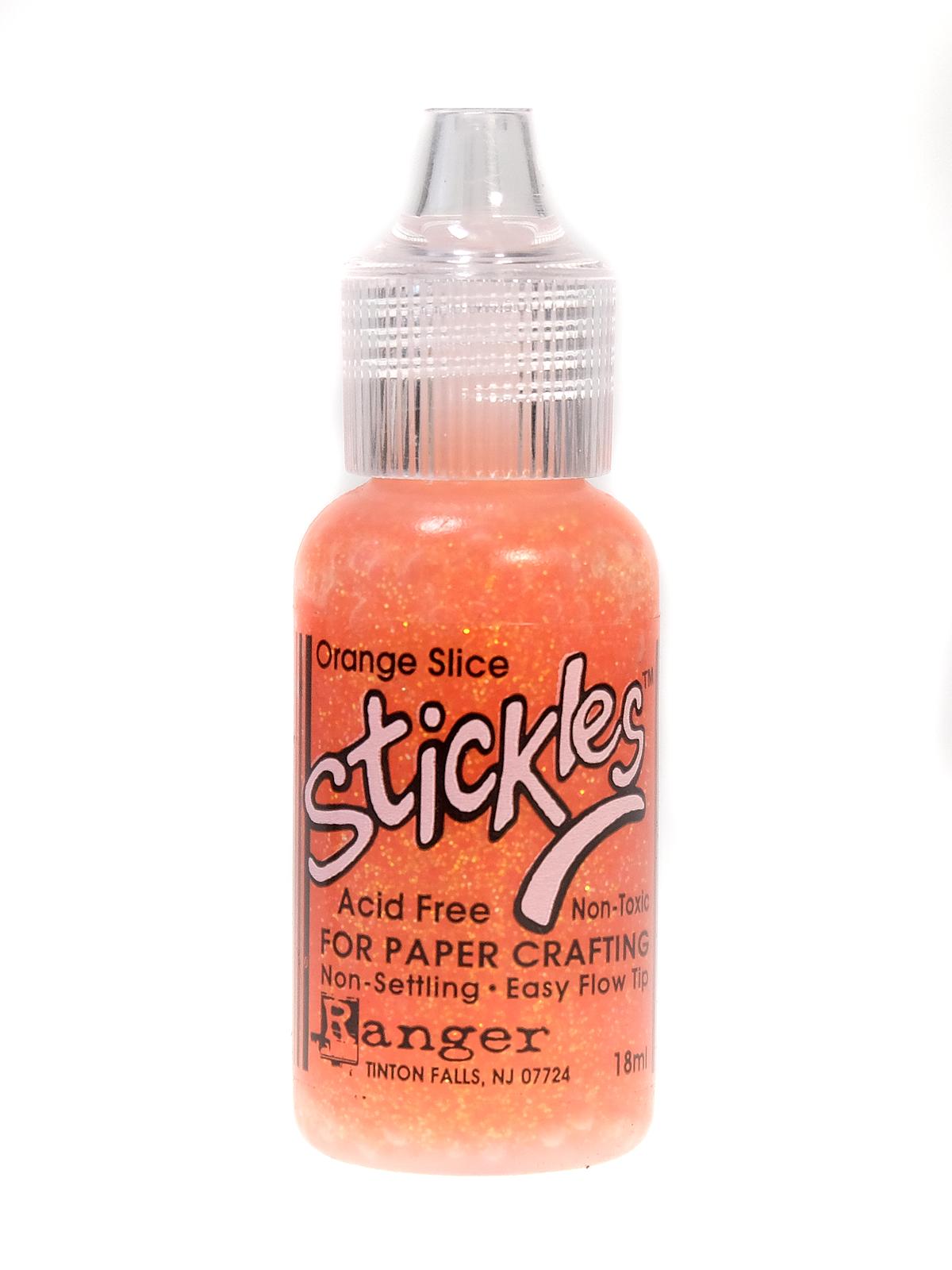 Stickles Glitter Glue orange slice 0.5 oz. bottle