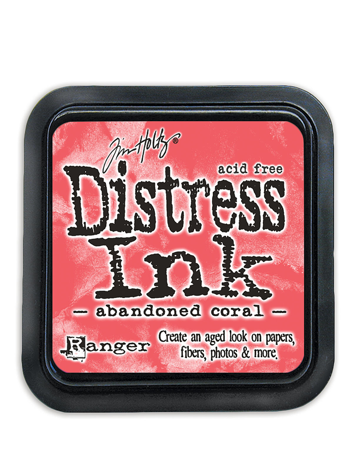 Tim Holtz Distress Ink abandoned coral pad