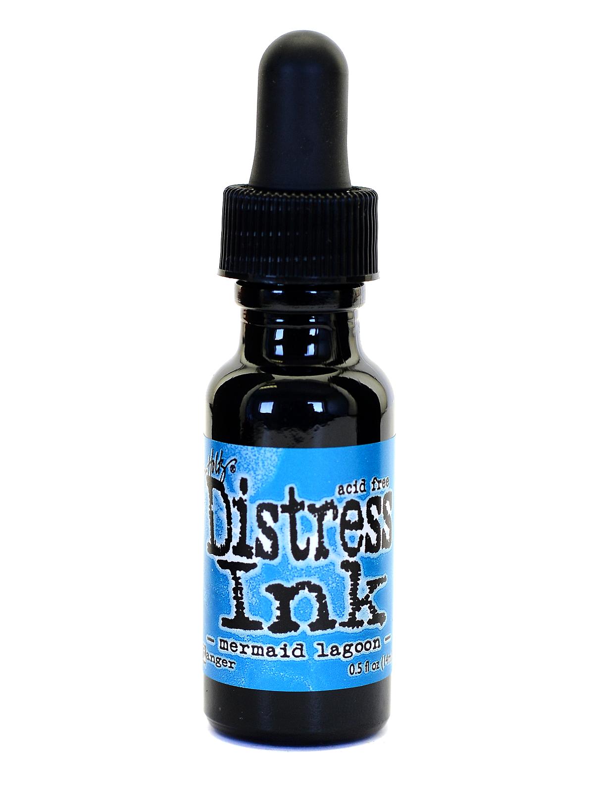 Tim Holtz Distress Ink mermaid lagoon 0.5 oz. reinker bottle
