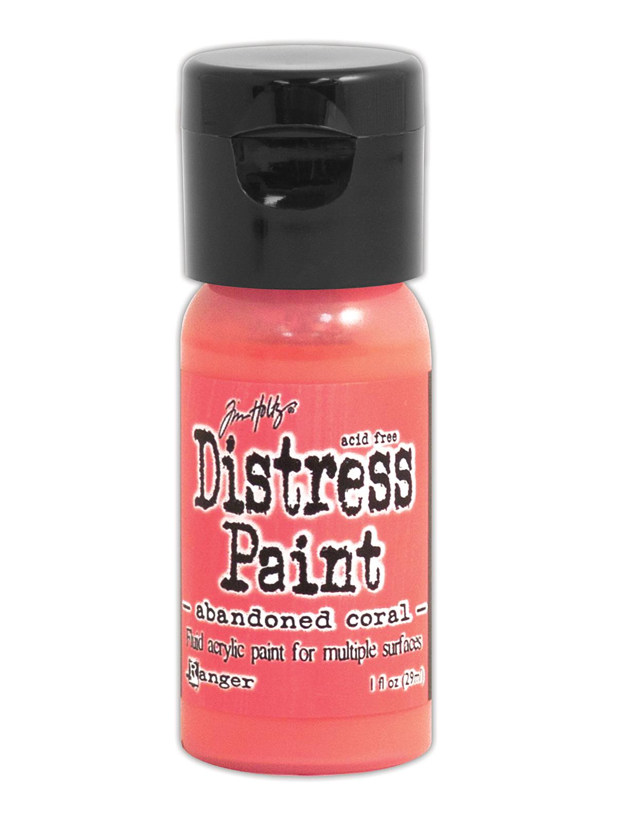 Tim Holtz Distress Paints 1 oz. bottle abandoned coral