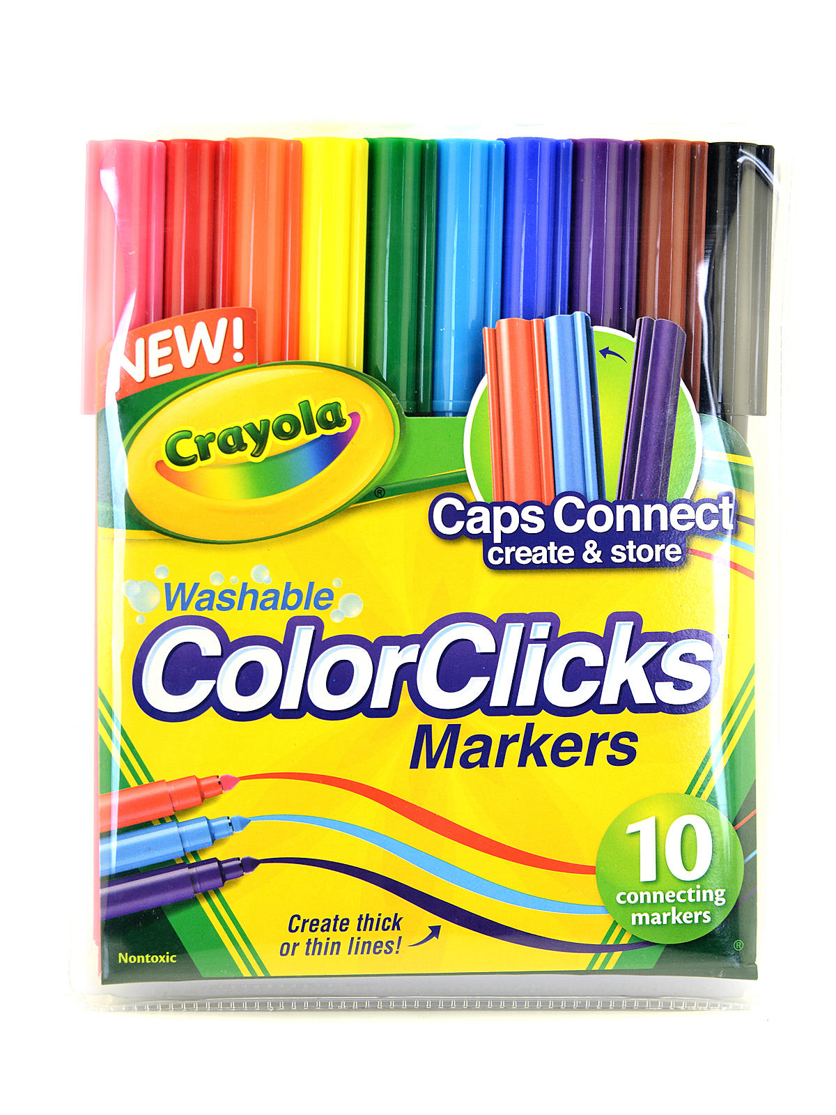 Color Clicks Washable Markers Set Of 10