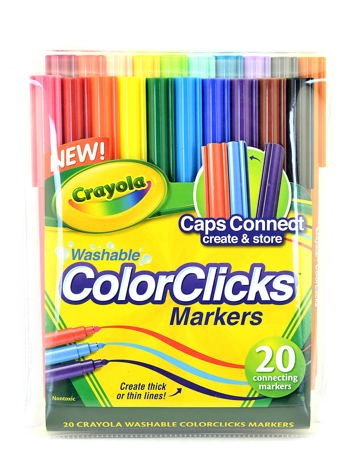 Color Clicks Washable Markers Set Of 20