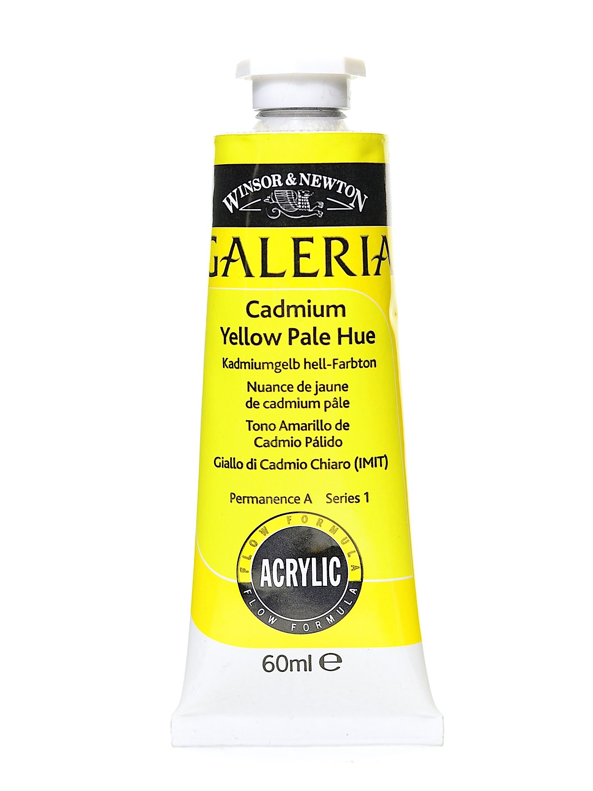 Galeria Flow Formula Acrylic Colours cadmium yellow pale hue 60 ml 114