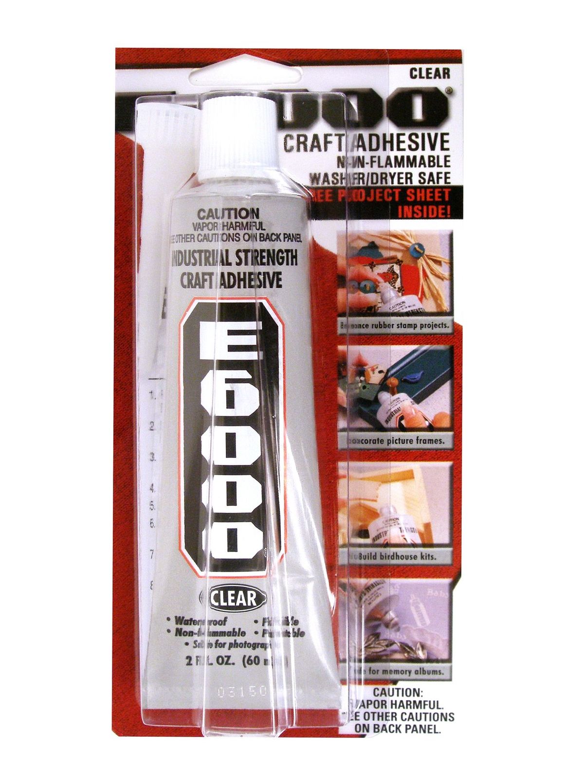 E-6000 Industrial Strength Craft Adhesive 2 Oz.