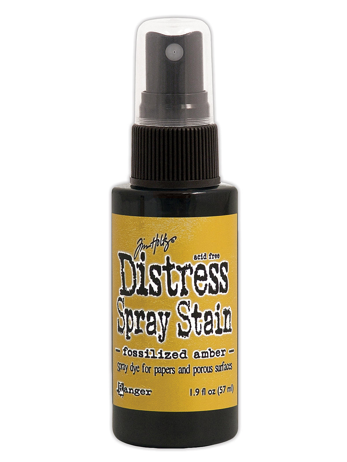 Tim Holtz Distress Spray Stains 1.9 fl. oz. bottle fossilized amber