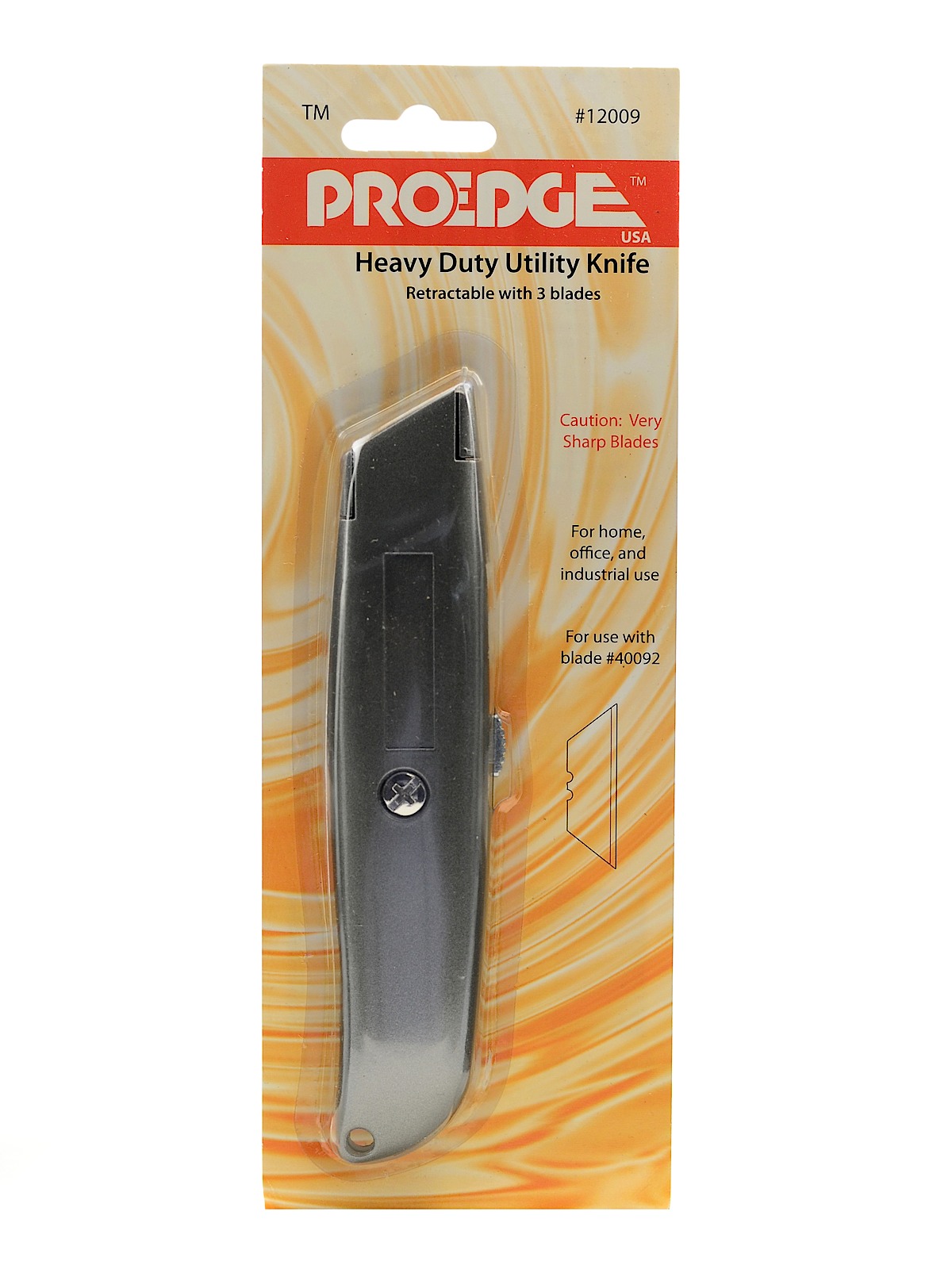 Retractable Utility Knife knife with 3 blades each