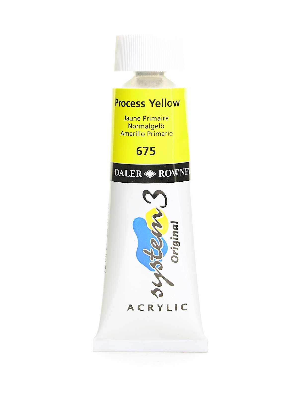 System 3 Acrylic Colour Process Yellow 75 Ml