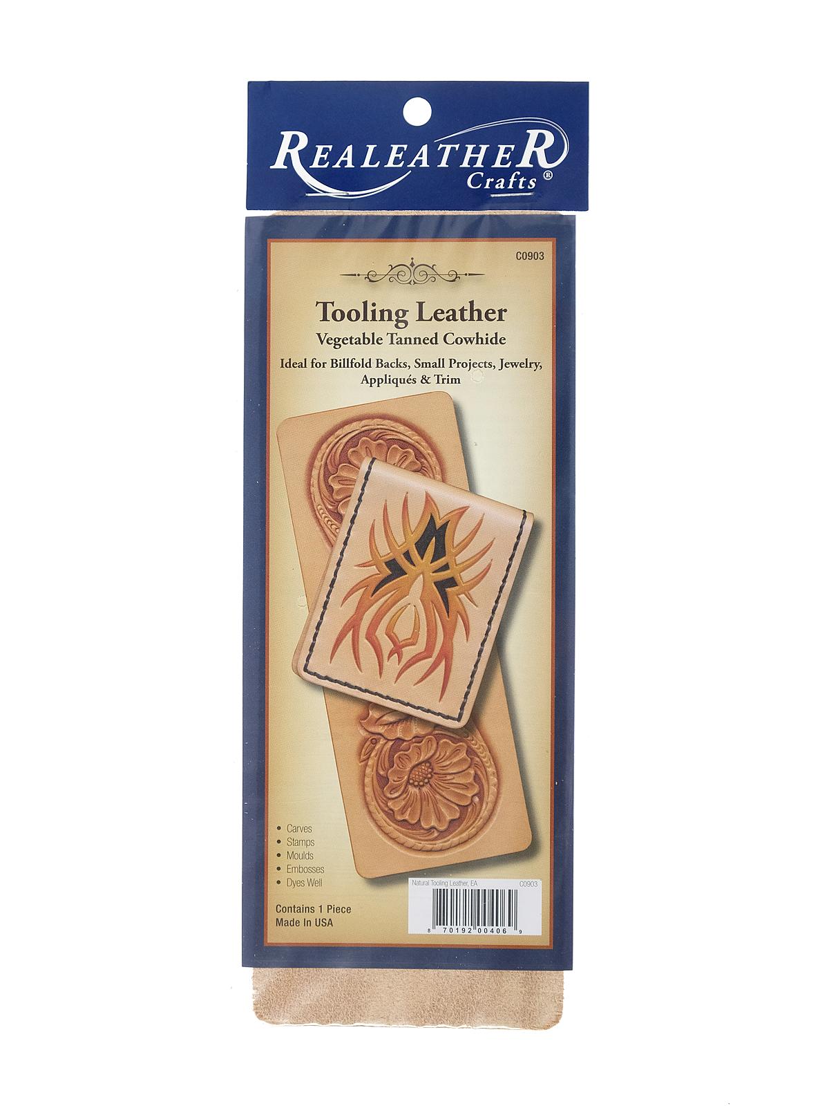 Tooling Leather 9 3 8 in. x 3 1 2 in. 1 piece
