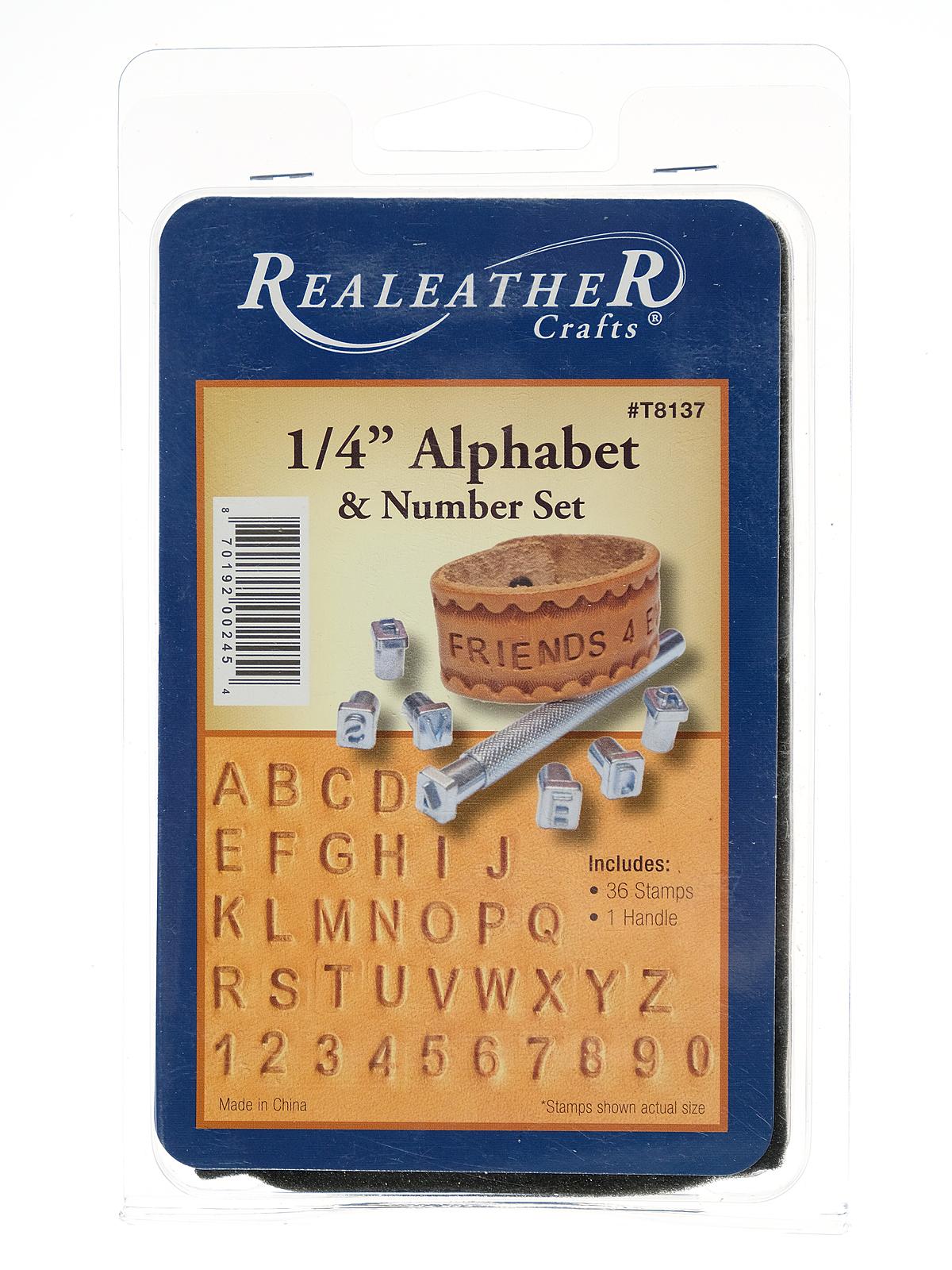 Stamp Sets alphabet number set of 35