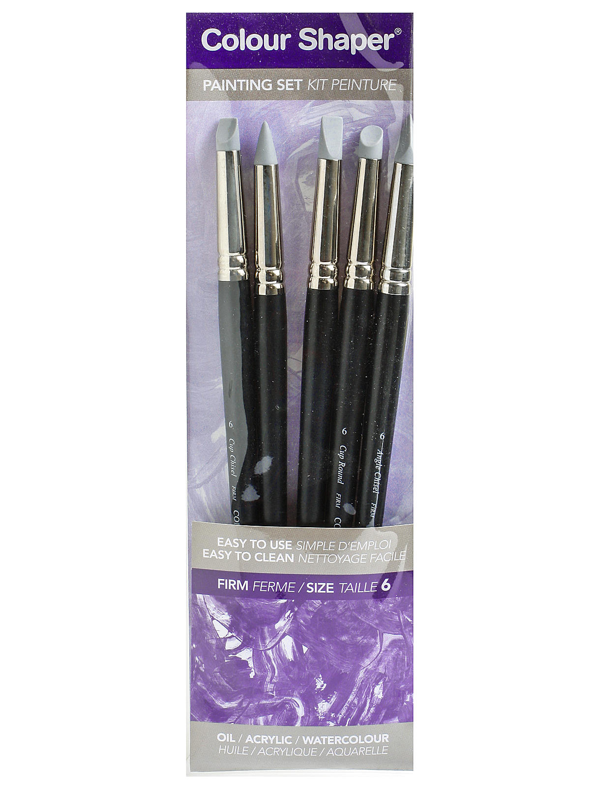 Painting Tool And Pastel Blending Sets Assorted Firm No. 6 Set Of 5