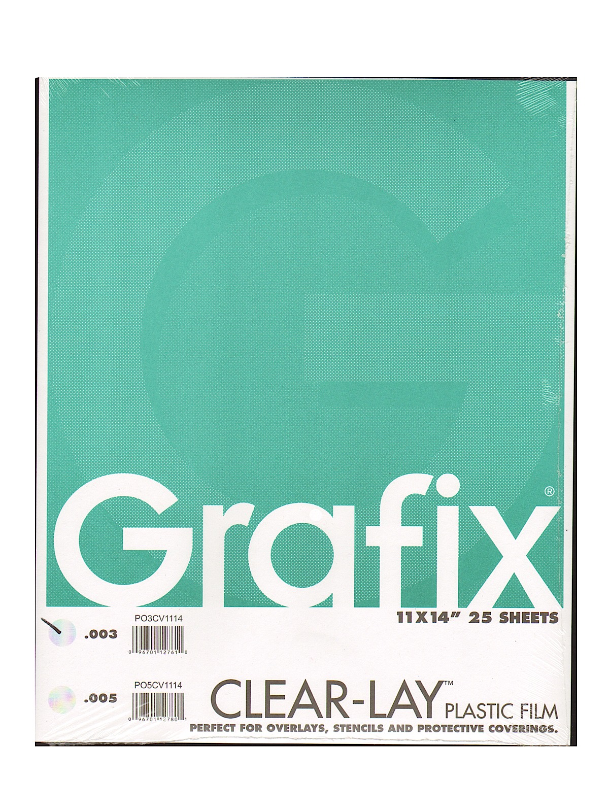 Clear-lay Acetate Alternative 0.003 In. 11 In. X 14 In. Pad Of 25