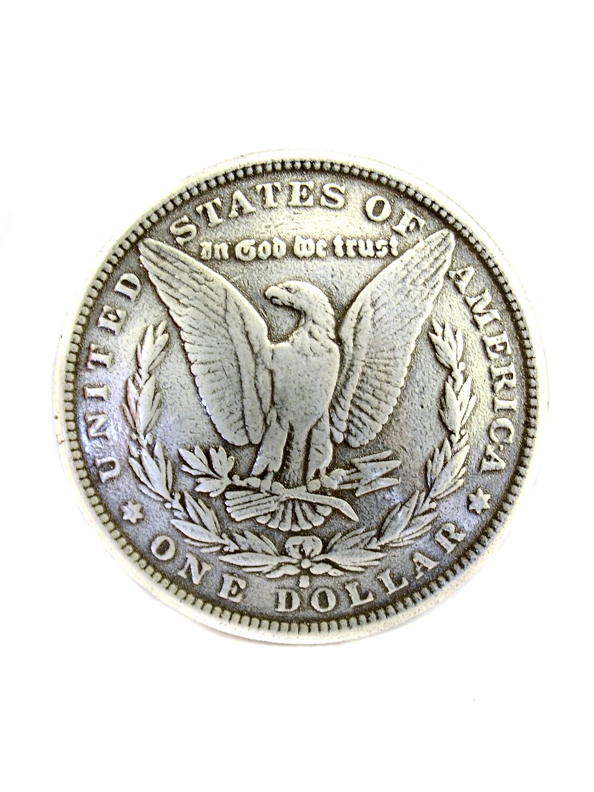 Conchos 1 1 2 in. Morgan dollar tails