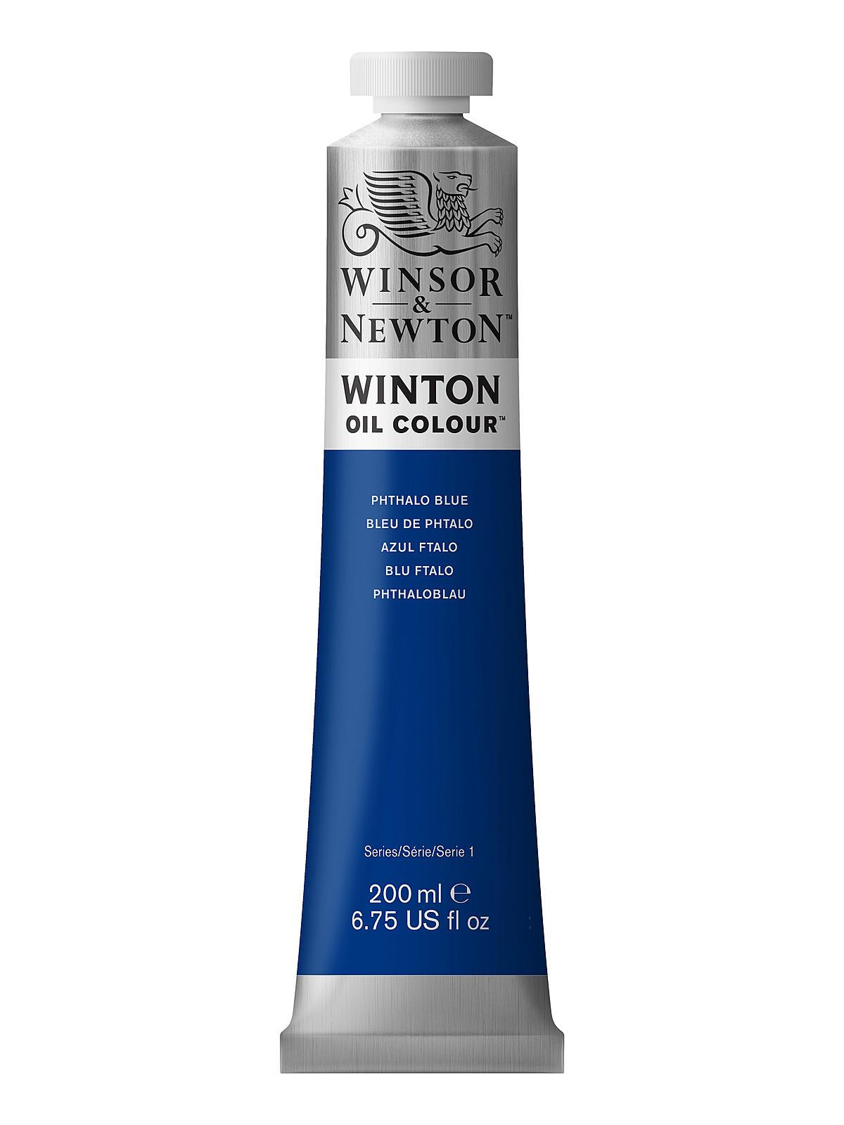 Winton Oil Colours 200 ml phthalo blue 516