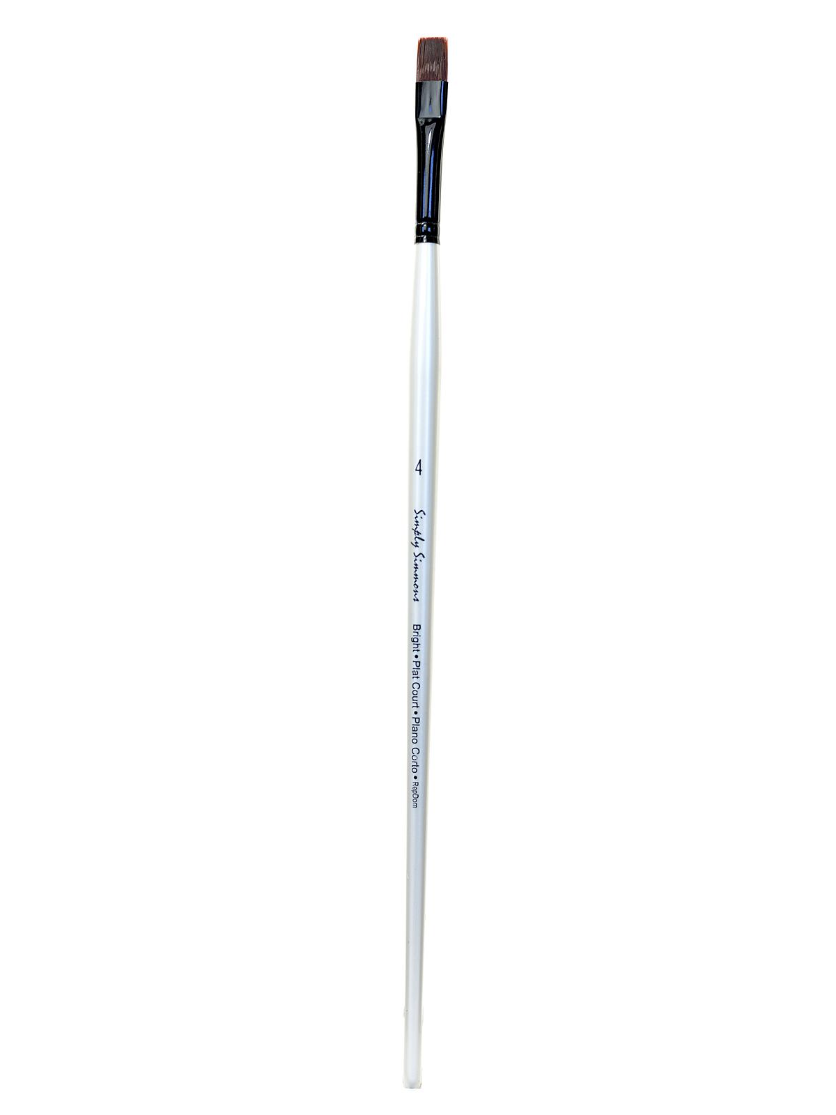 Simply Simmons Long Handle Brushes synthetic bright 4