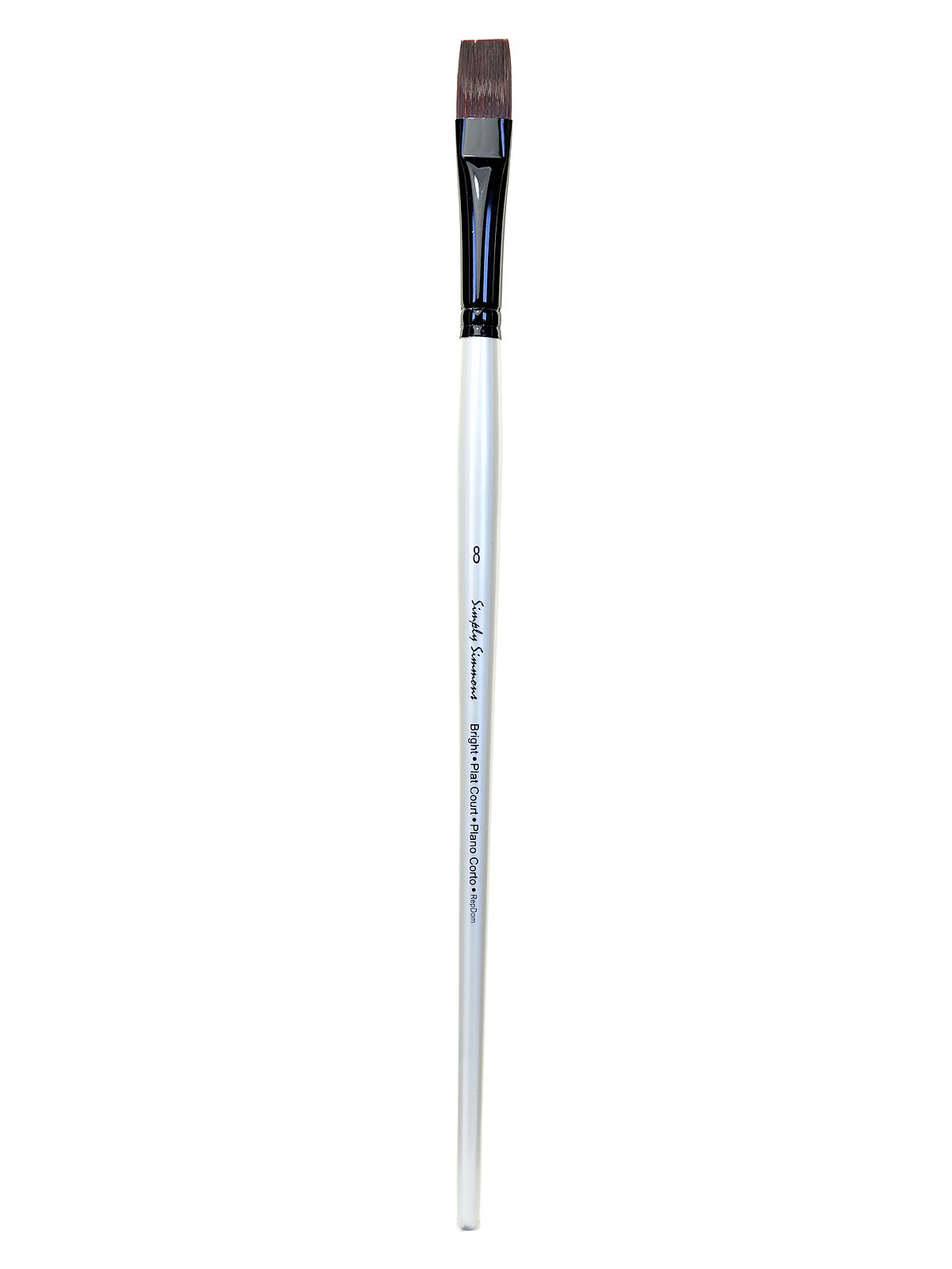 Simply Simmons Long Handle Brushes synthetic bright 8