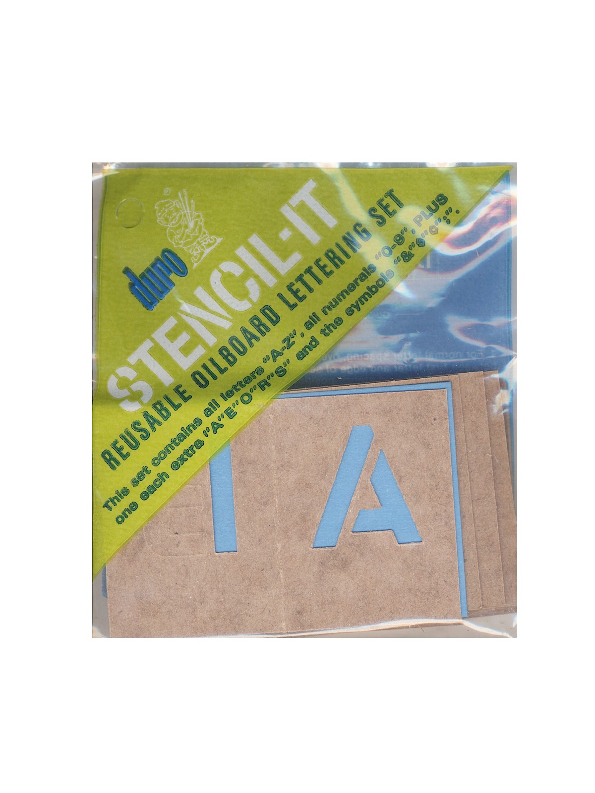 Stencil-It Reusable Oilboard Lettering Sets 1 in. 1 in.