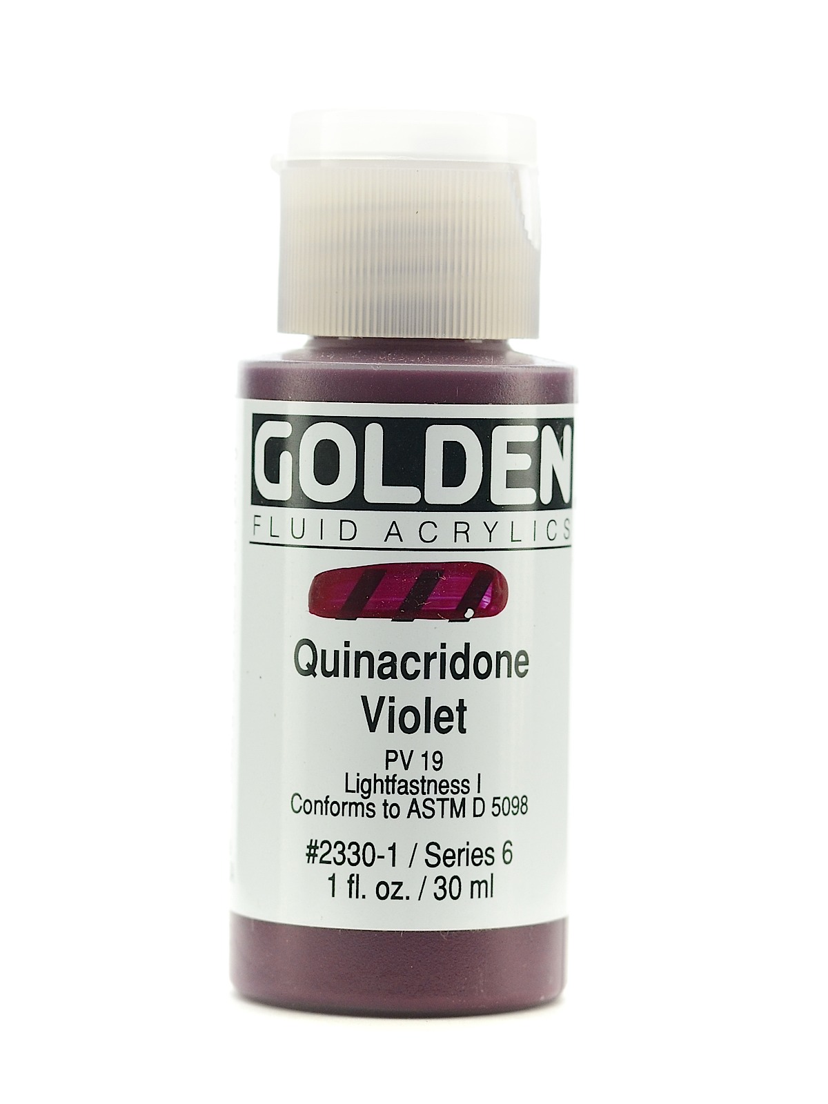 Fluid Acrylics quinacridone violet 1 oz.