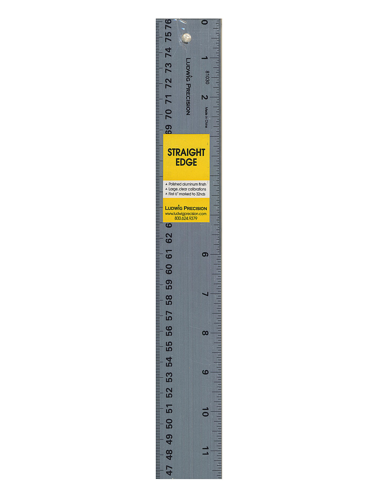 Precision Aluminum Straight Edge 30 in.