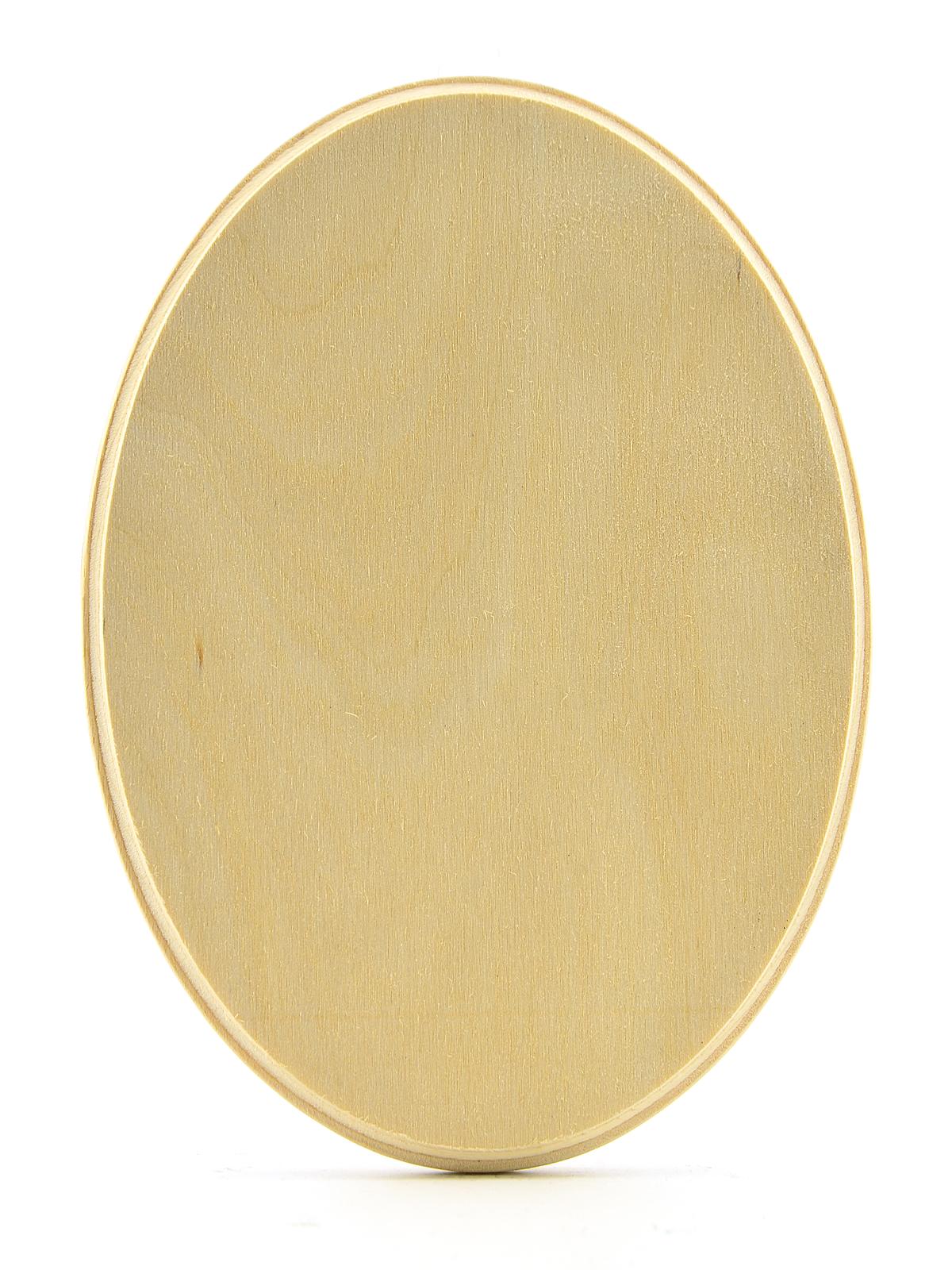 Baltic Birch Plywood Plaques oval 0.38 in. x 5.25 in. x 7.25 in.