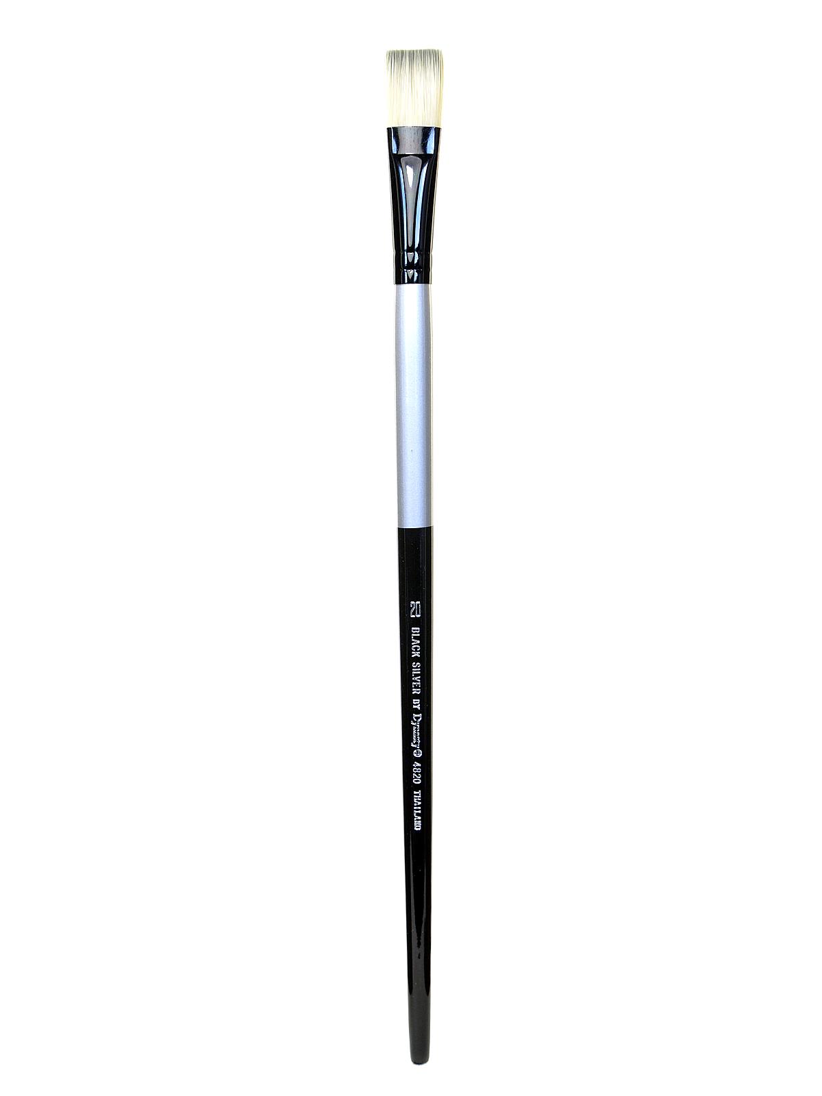 Black Silver bright long handle 20