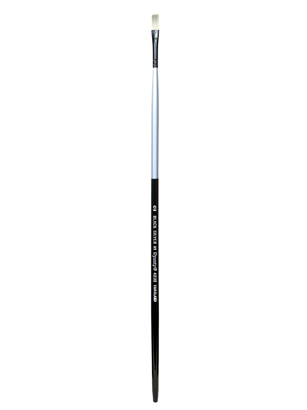 Black Silver flat long handle 2