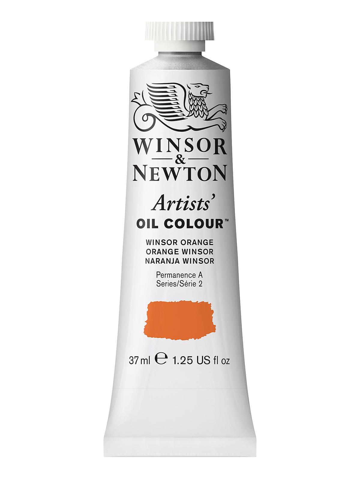 Artists' Oil Colours Winsor orange 724 37 ml