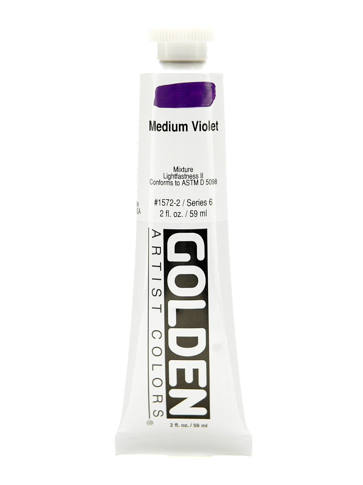 Heavy Body Acrylics medium violet 2 oz.