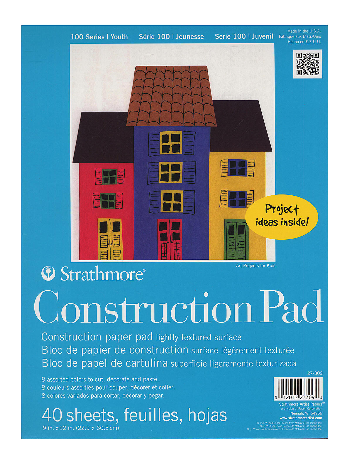 Kids Construction Paper 9 In. X 12 In.