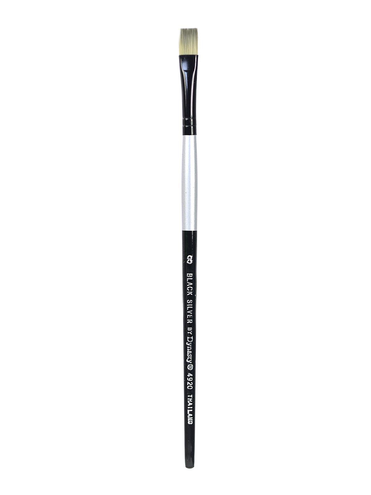 Black Silver bright short handle 8