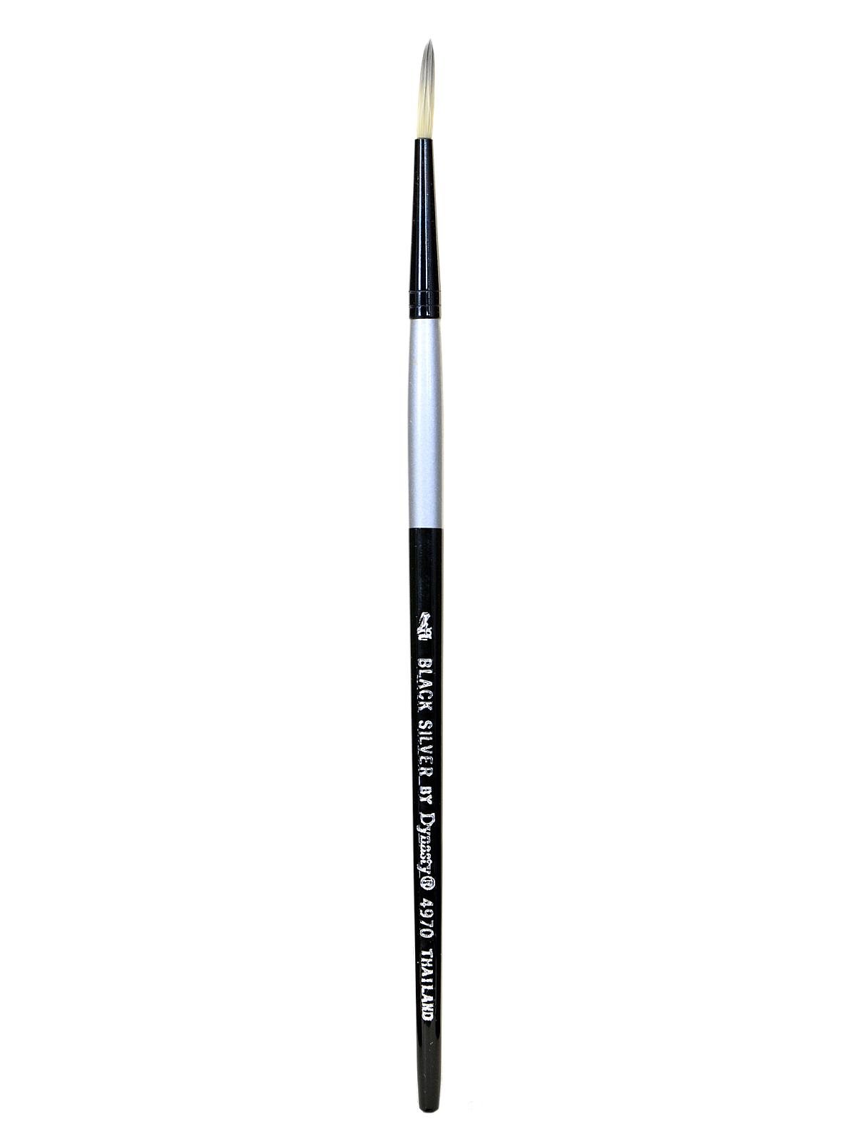 Black Silver round short handle 4