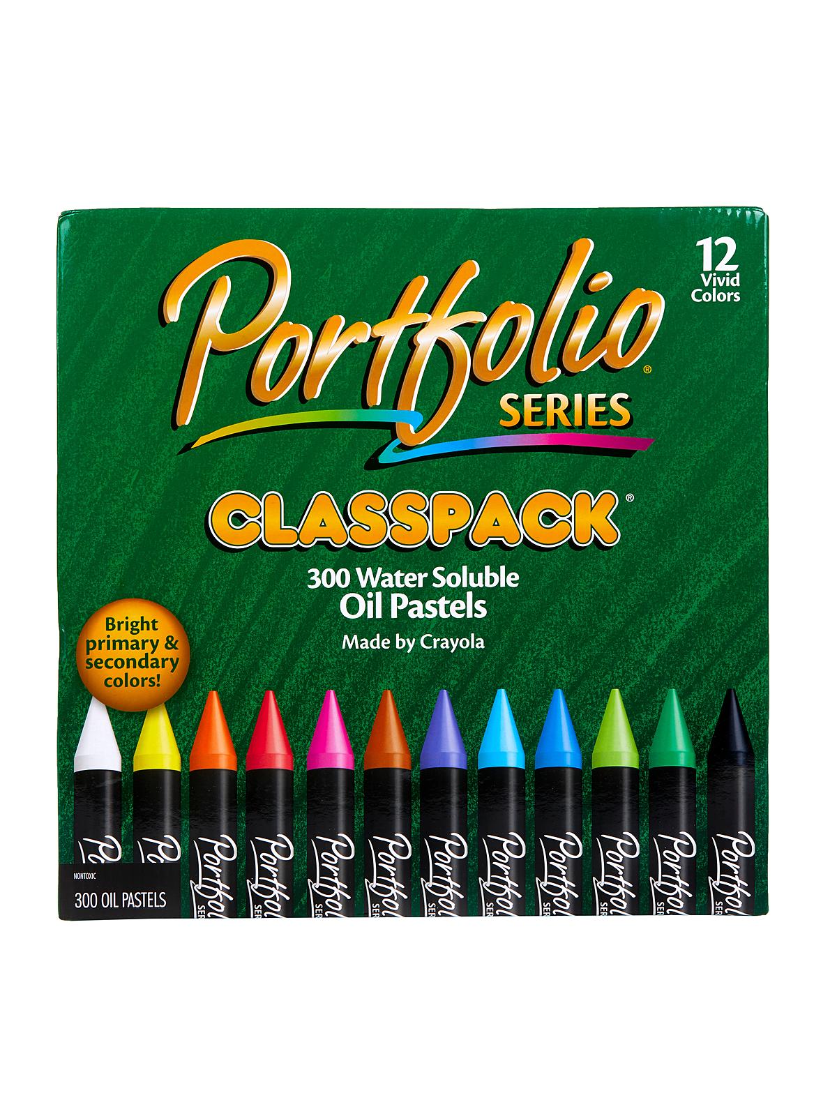 Portfolio Series Water Soluble Oil Pastels Classpack pack of 300