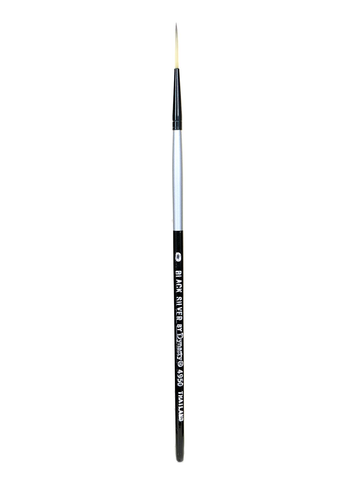 Black Silver long liner short handle 0