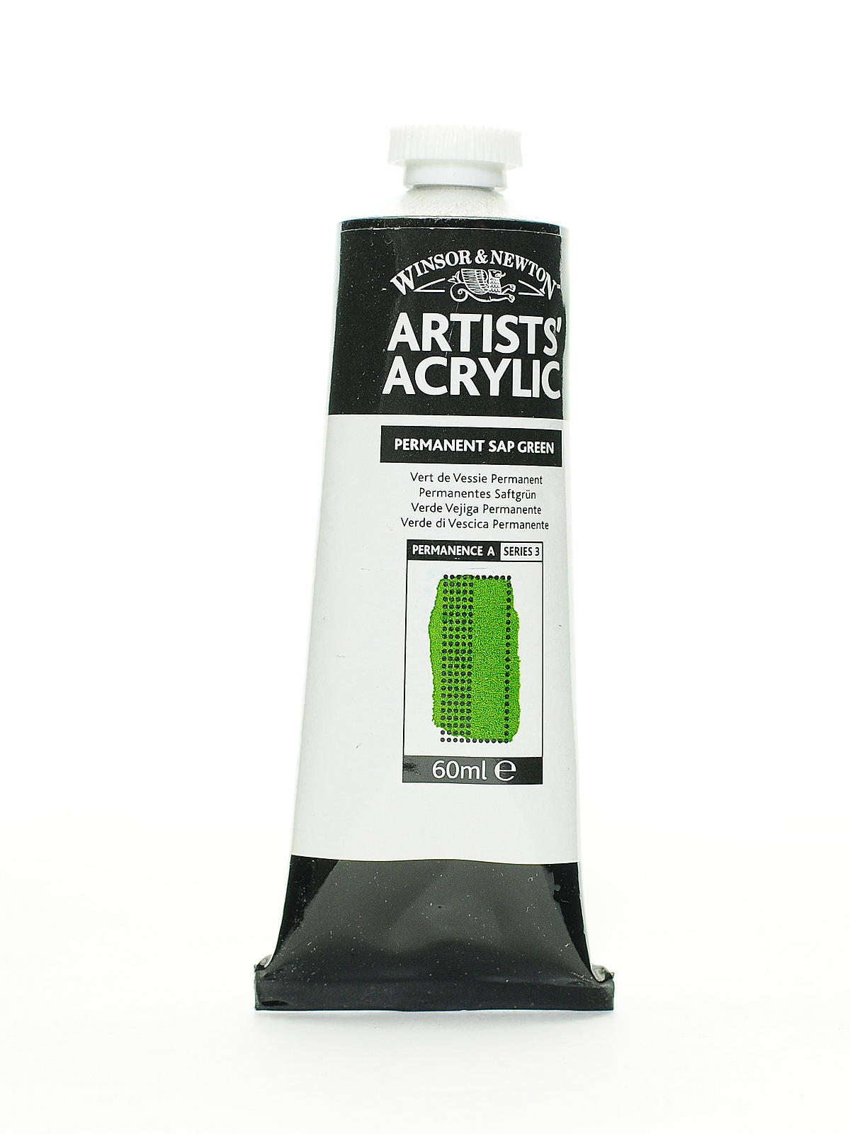 Professional Acrylic Colours permanent sap green 60 ml 503