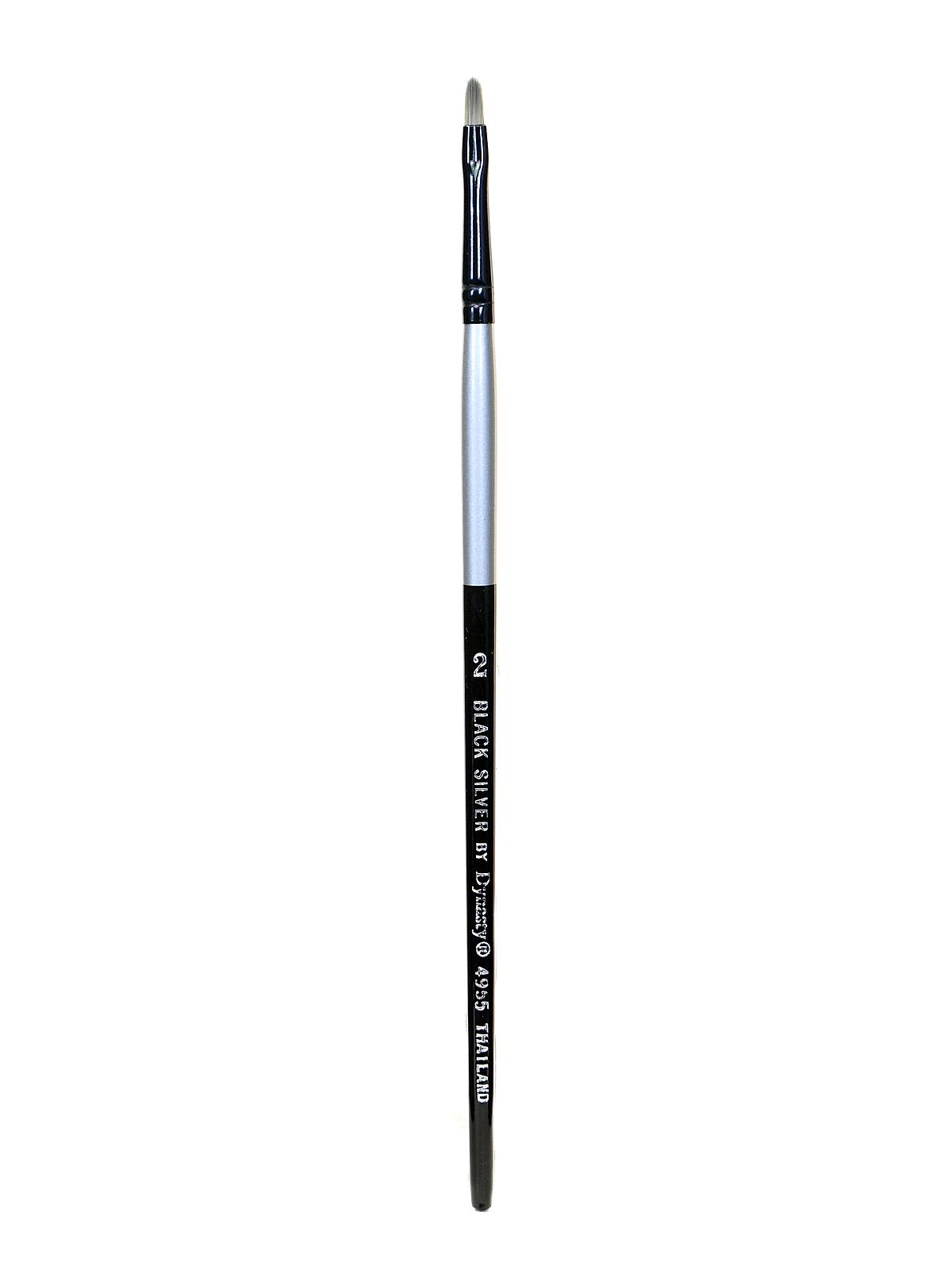 Black Silver oval short handle 2