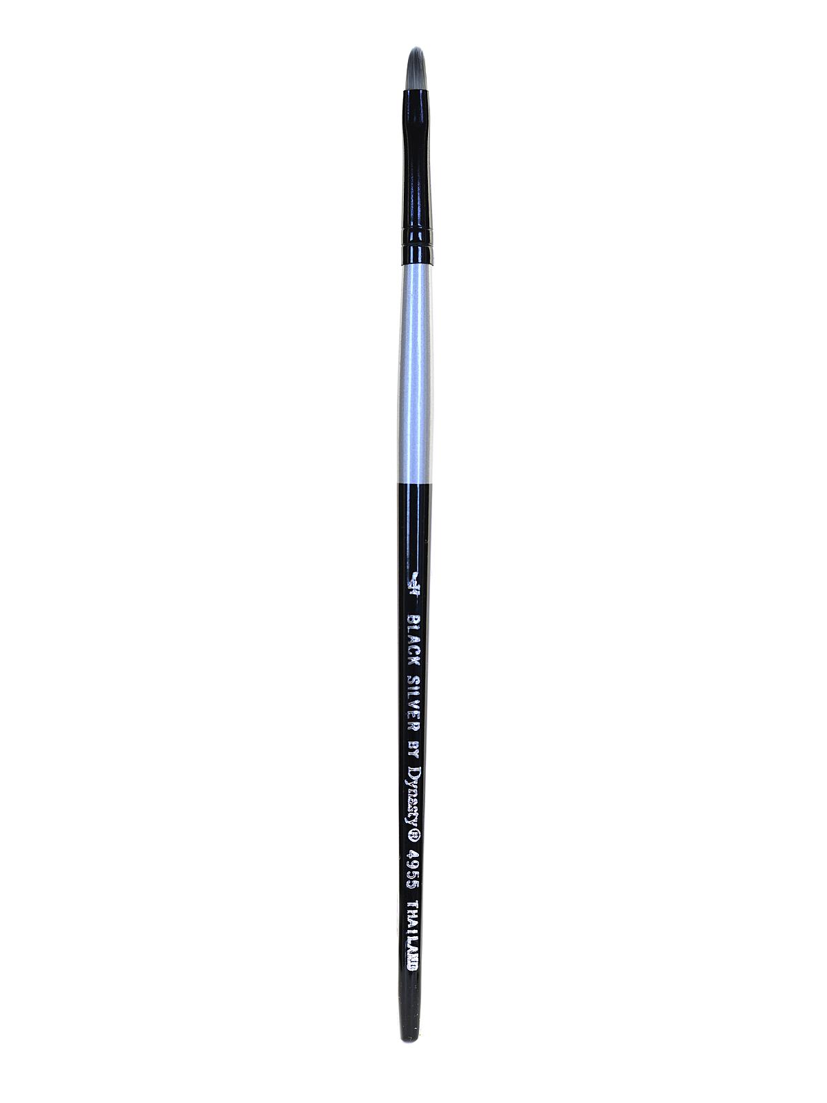Black Silver oval short handle 4