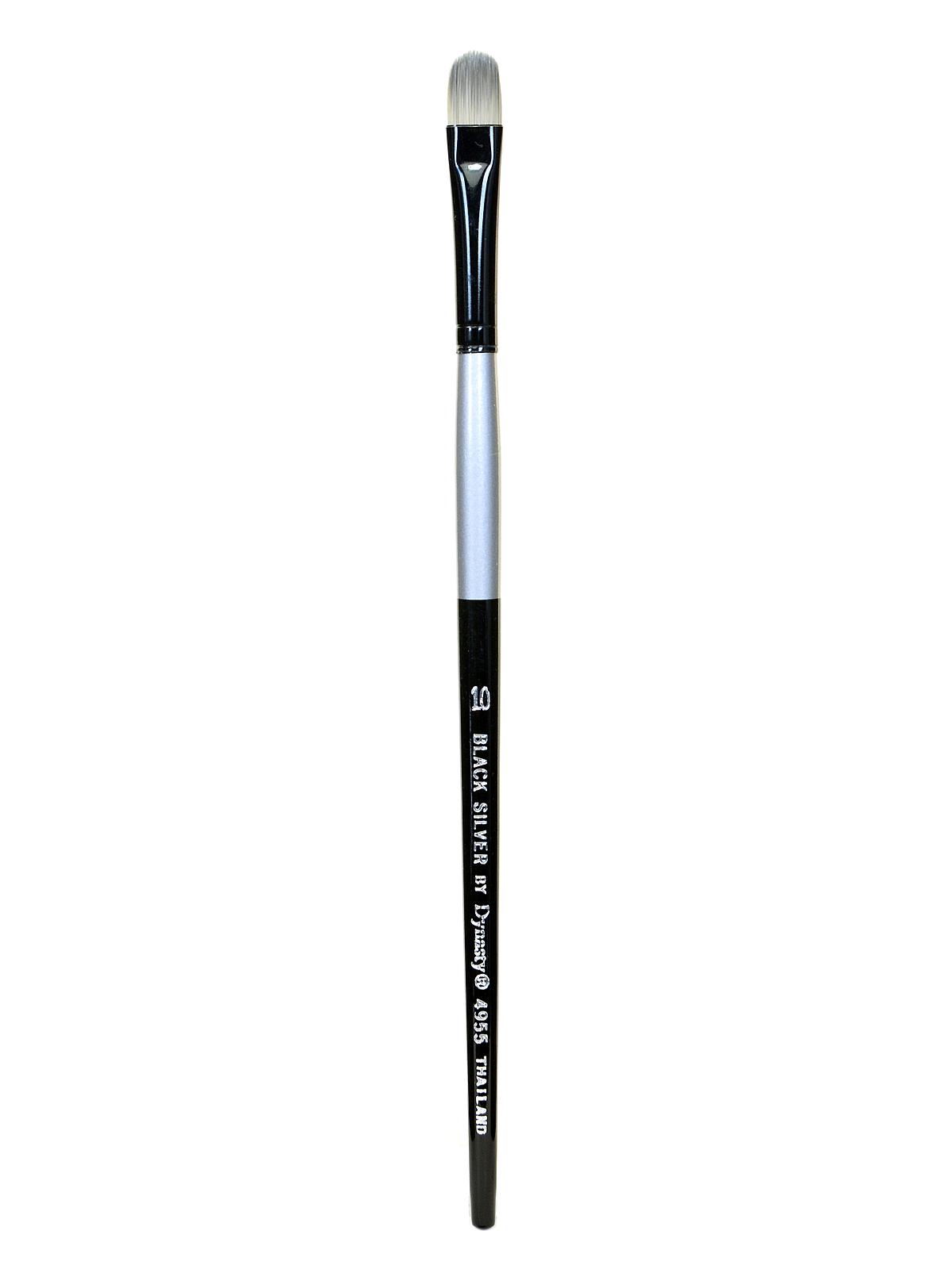 Black Silver oval short handle 10