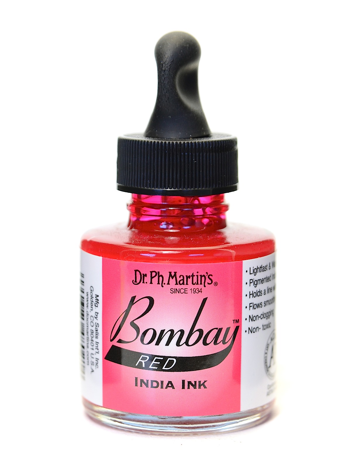 Bombay India Ink 1 oz. red
