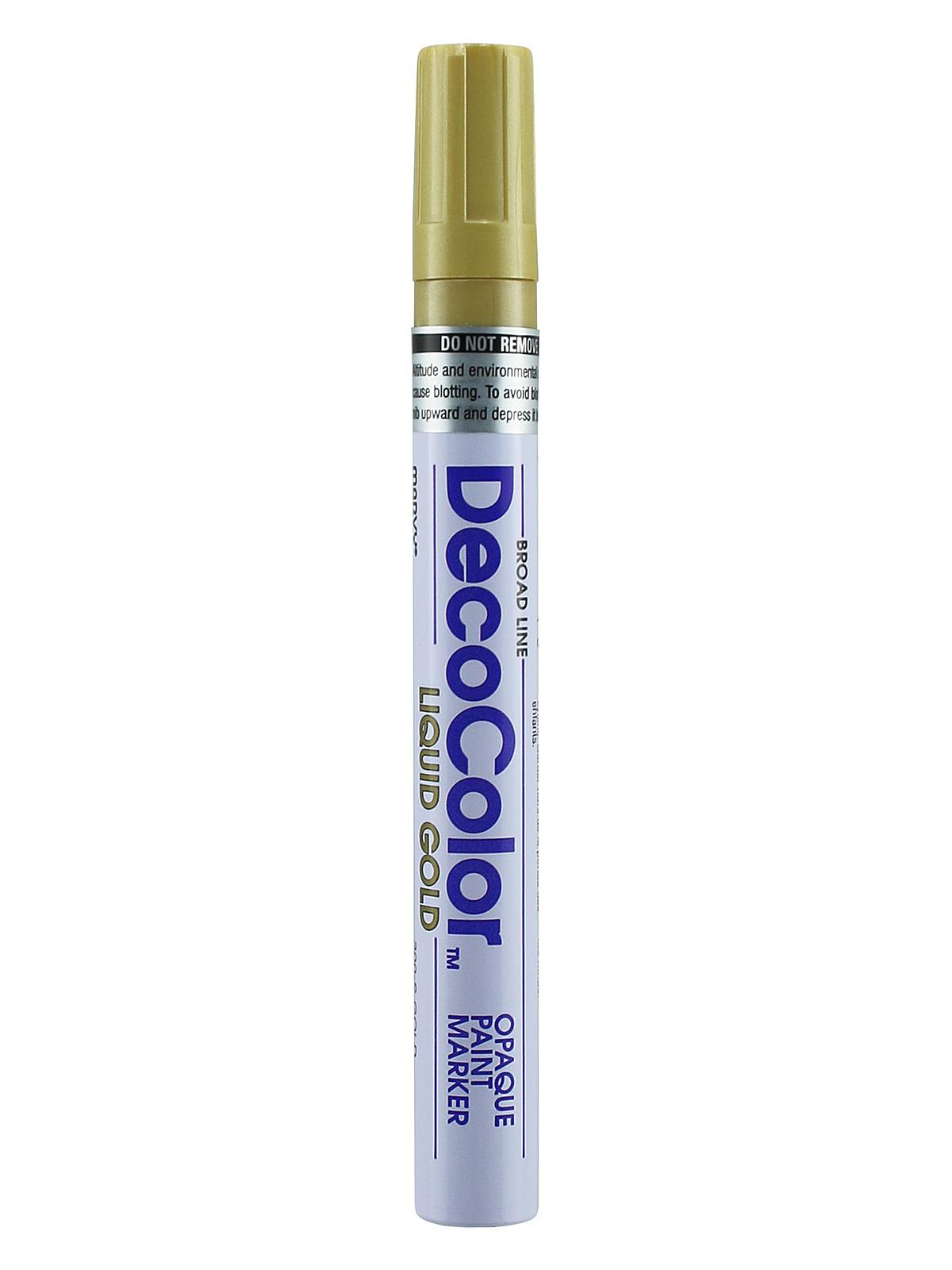 Decocolor Oil-based Paint Markers Gold Broad