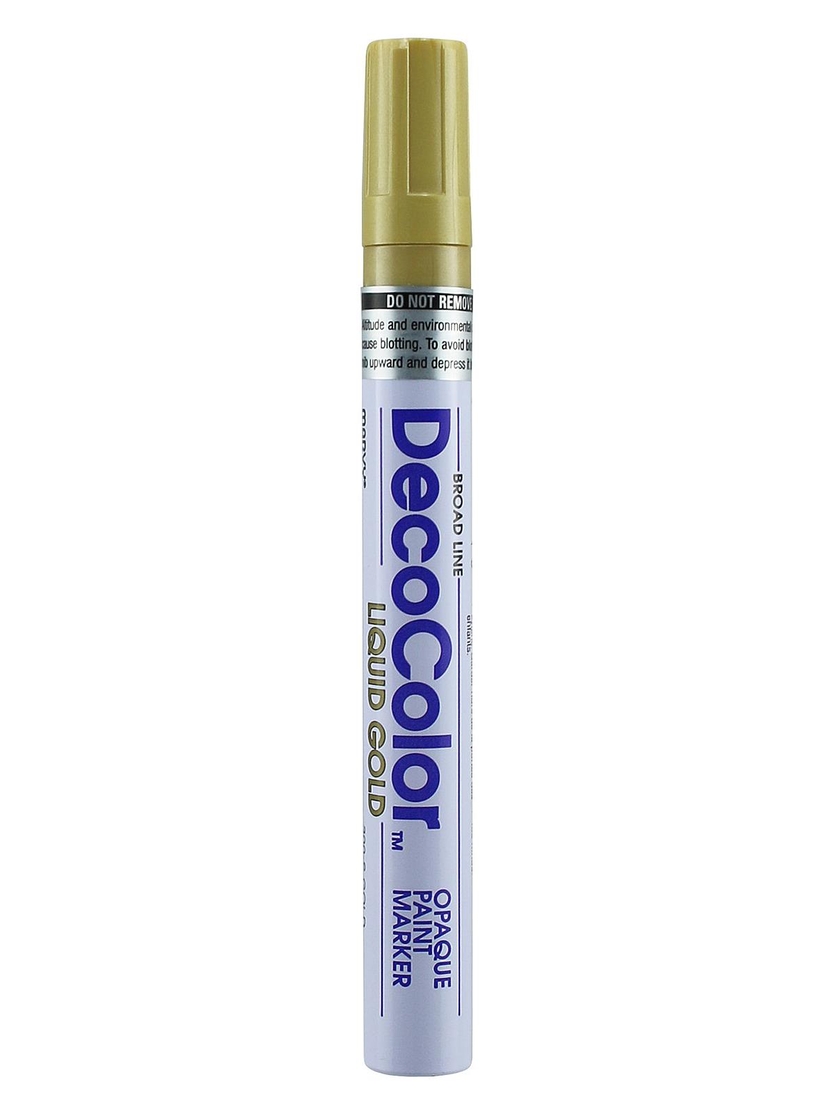 Decocolor Oil-Based Paint Markers gold broad