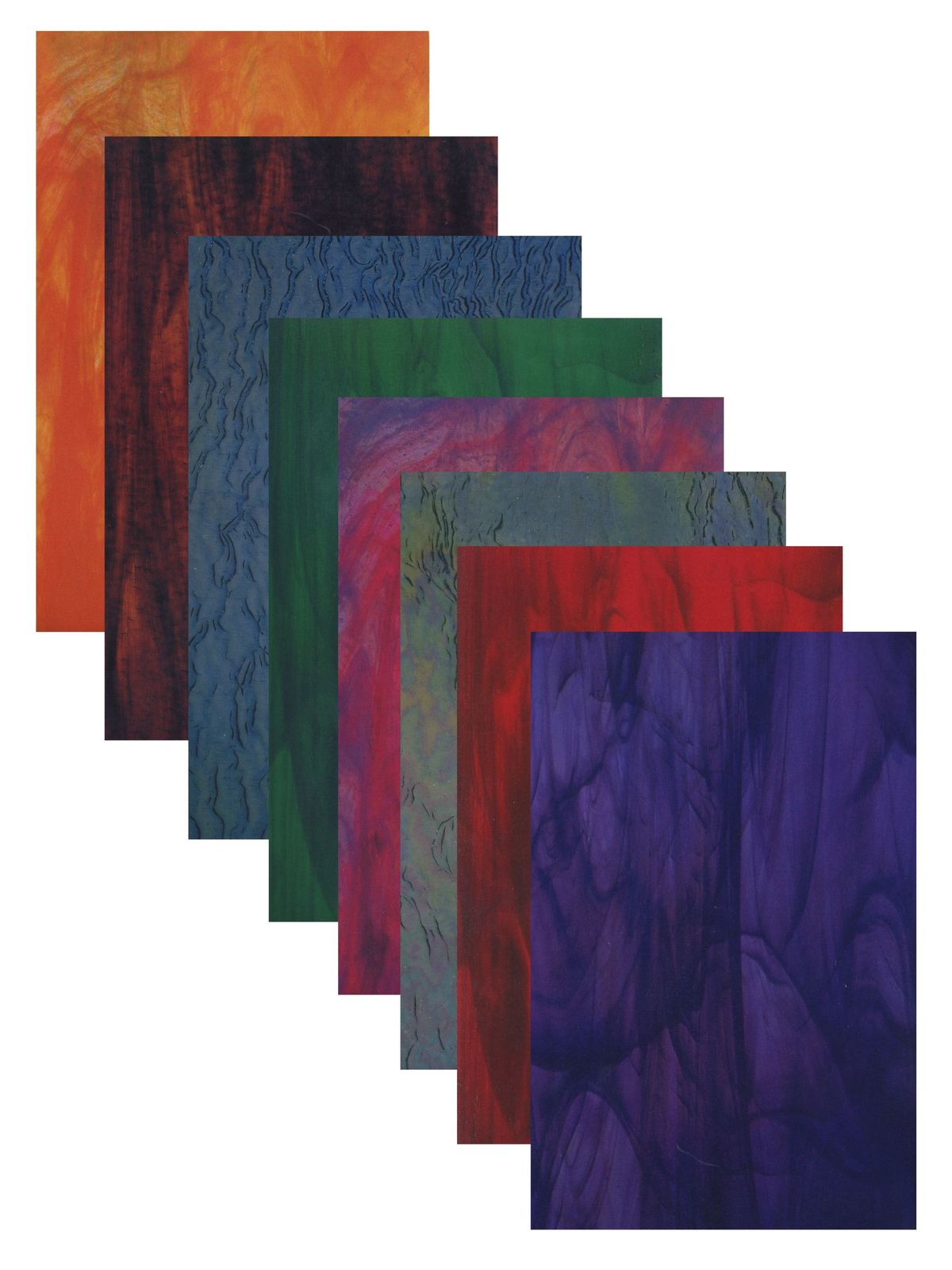 Stained Glass Craft Paper pack of 24