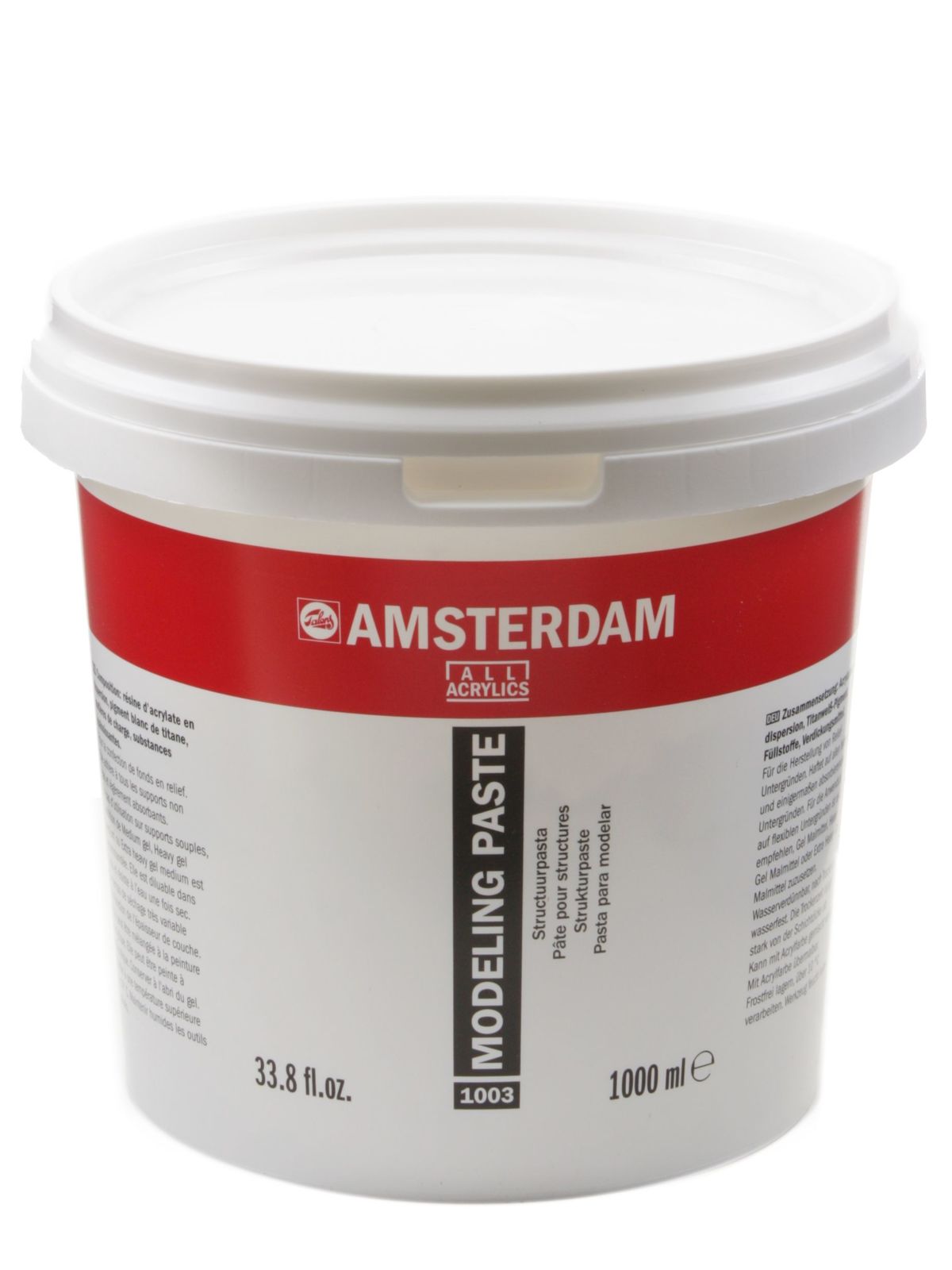 Modeling Paste liter plastic tub