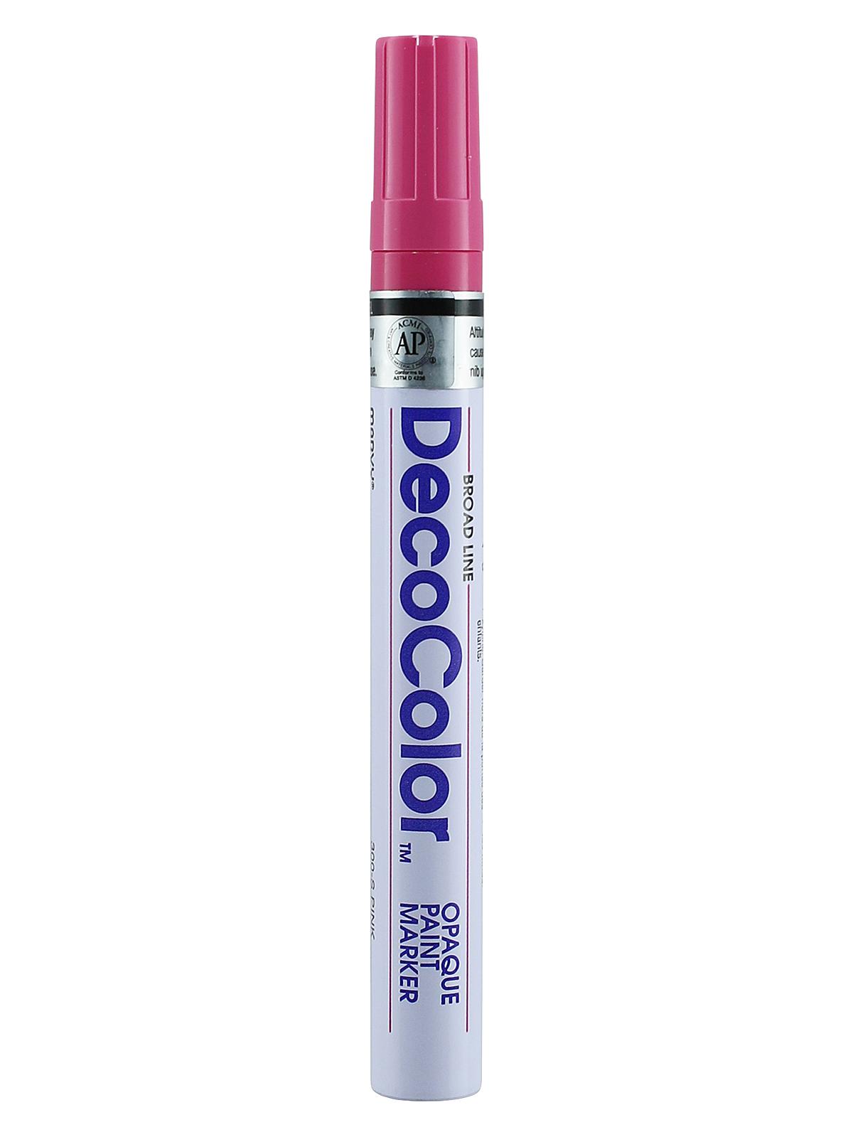 Decocolor Oil-based Paint Markers Pink Broad