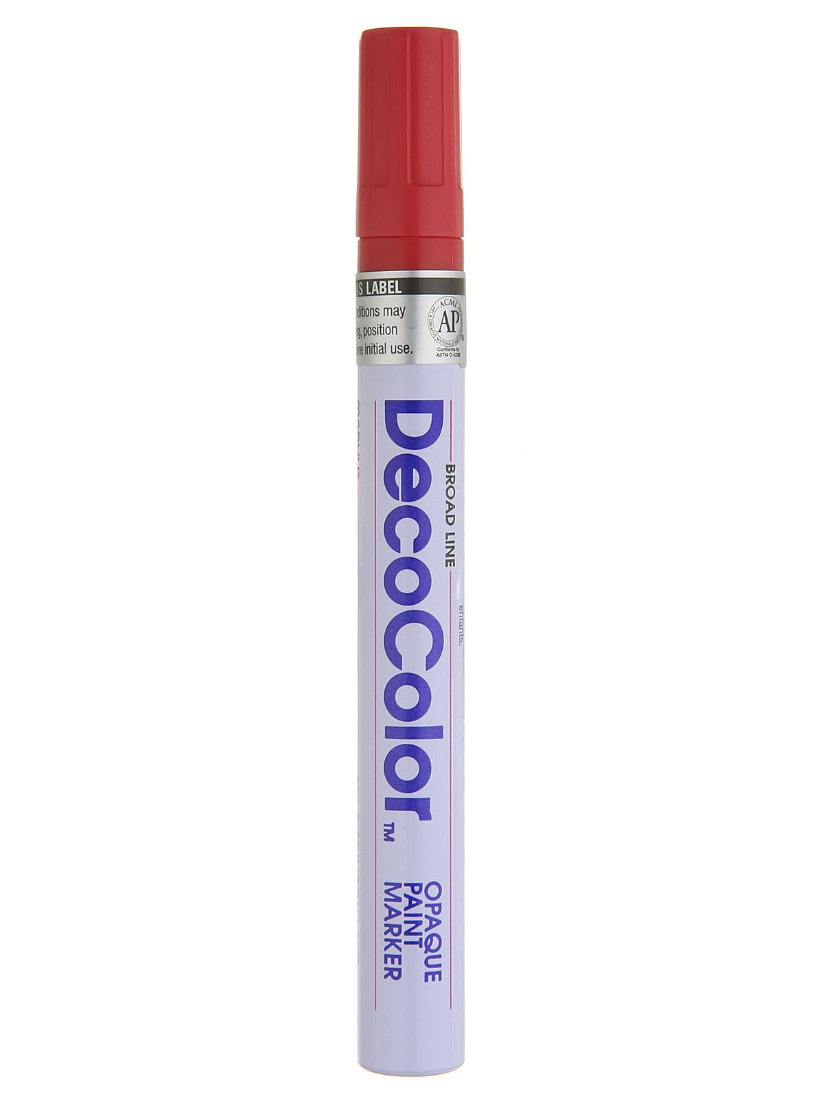 Decocolor Oil-Based Paint Markers crimson lake broad