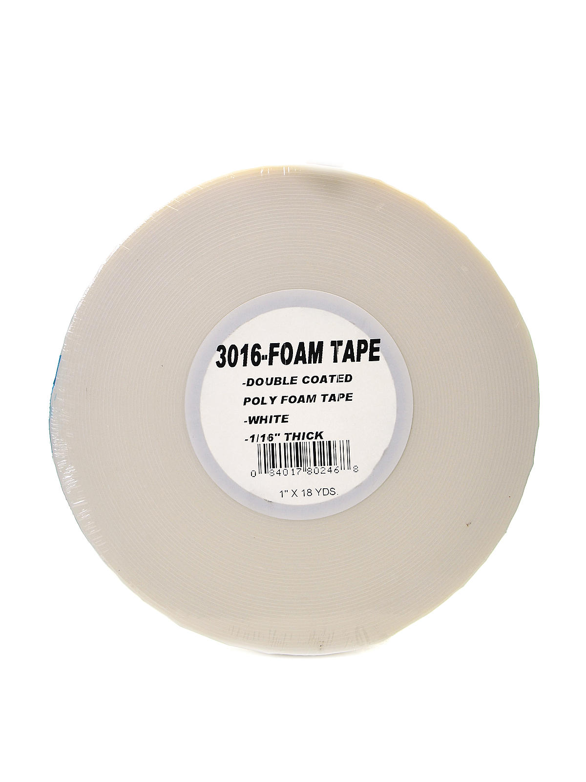 Foam Tape 1 16 In. 1 In. X 18 Yd.
