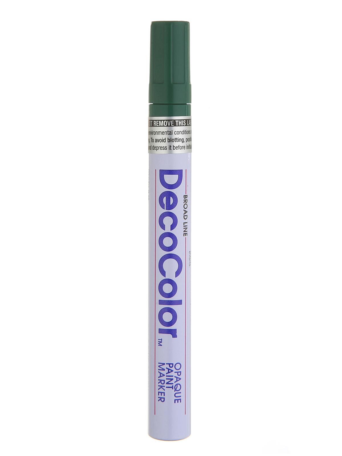 Decocolor Oil-Based Paint Markers pine green broad