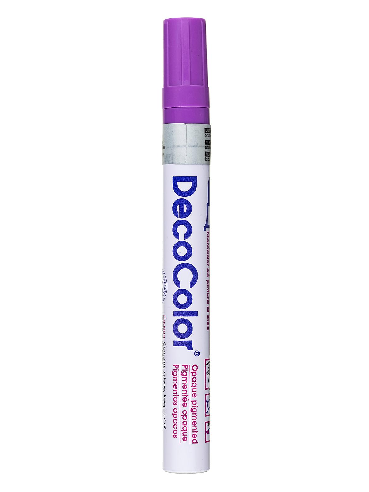 Decocolor Oil-Based Paint Markers Hot Purple Broad