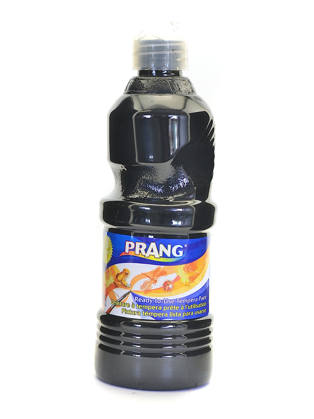 Ready To Use Tempera Paint black 16 oz.